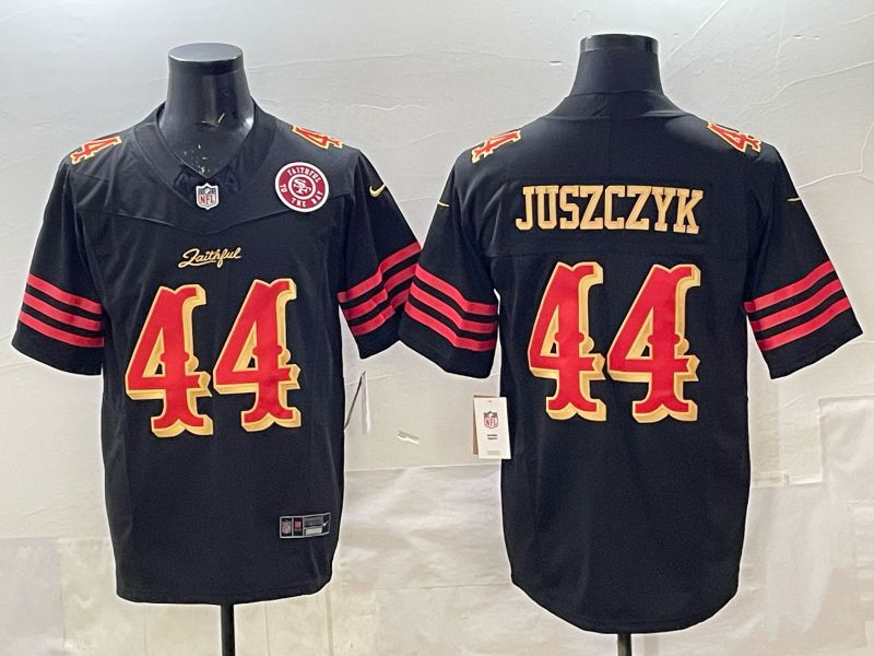 Men 2025 San Francisco 49ers #44 Juszczyk black 5th generation Nike Limited NFL Jersey style 037->pittsburgh steelers->NFL Jersey